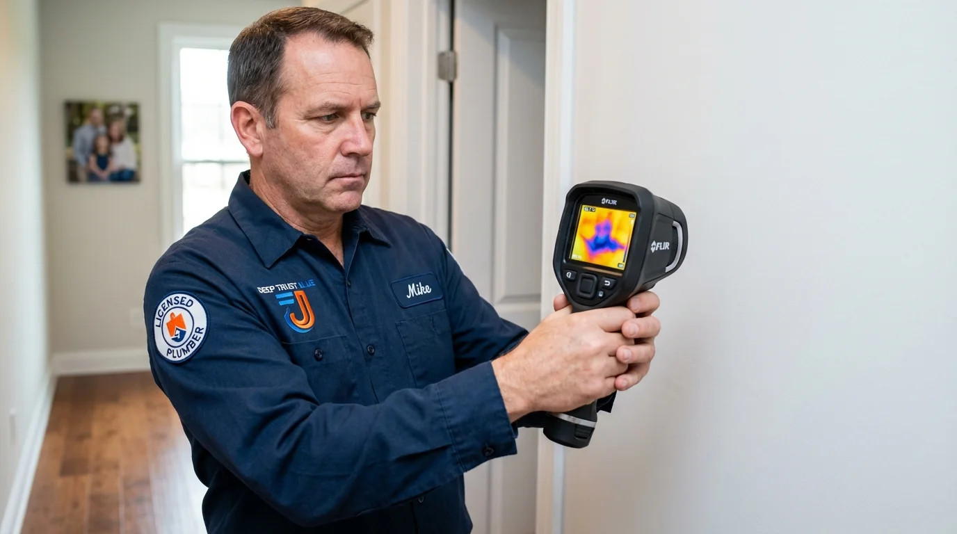 Thermal imaging leak detection by Johns Plumbing LLC in Lemon Grove